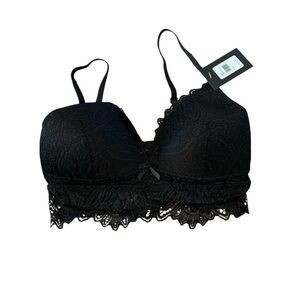 Frederick’s of Hollywood black lace bralette